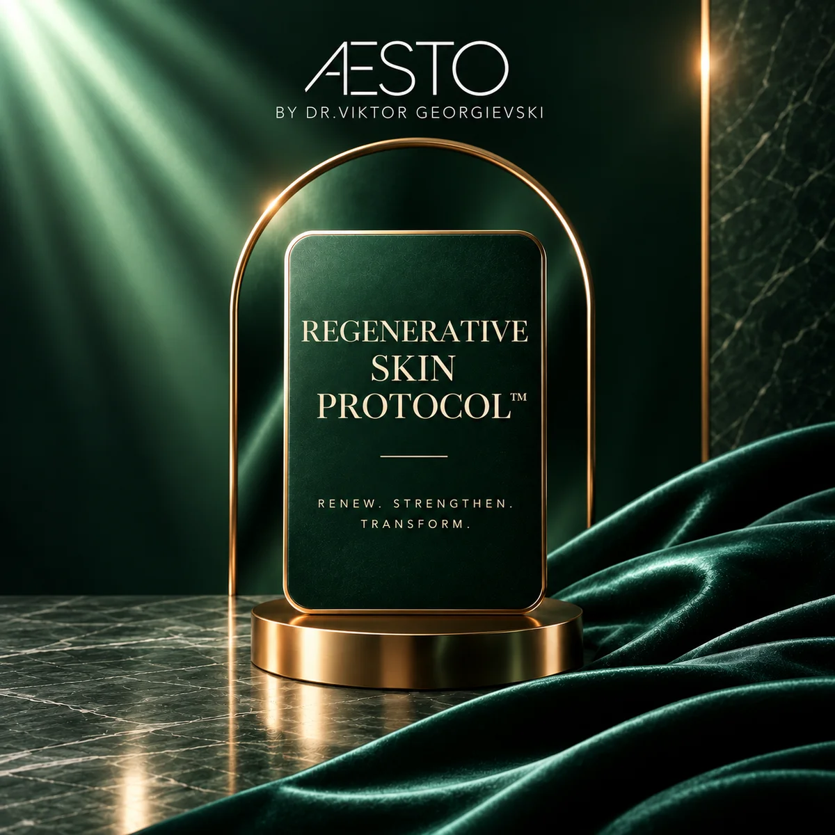 AESTO REGENERATIVE SKIN PROTOCOL™ — Цялостен 3-месечен протокол за регенерация на кожата